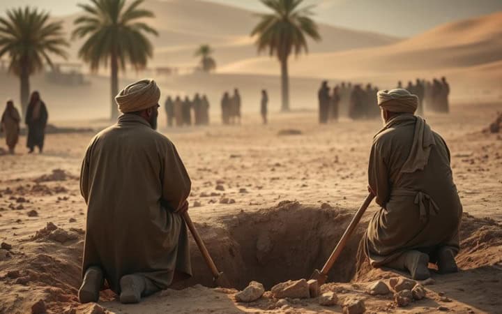 grandfather of prophet muhammad pbuh digging zamzam well in mecca