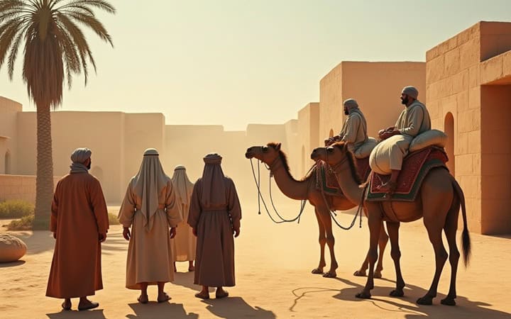 hashim welcoming pilgrims to mecca