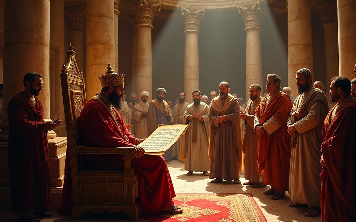 quraysh arab traders came to see the king heracilius