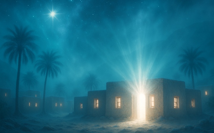 very bright light was emitted when prophet muhammad was born